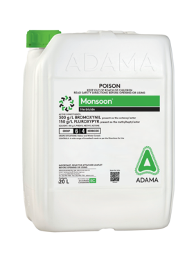 Product packshot of Monsoon 20L from ADAMA Australia
