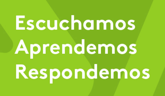 Escuchamos>Aprendemos>Respondemos