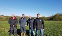 Farm Manager, Tom Paybody showed our Technical Specialist, Andy Bailey and David Roberts around his crops