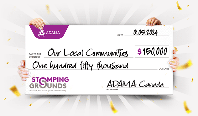 Our local communities are given one hundred and fifty thousand dollars!