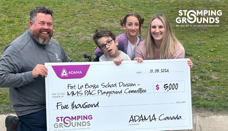 Mary Montgomery School Cheque Presentation